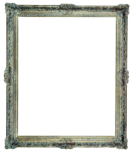 Oval ornate frame 2
